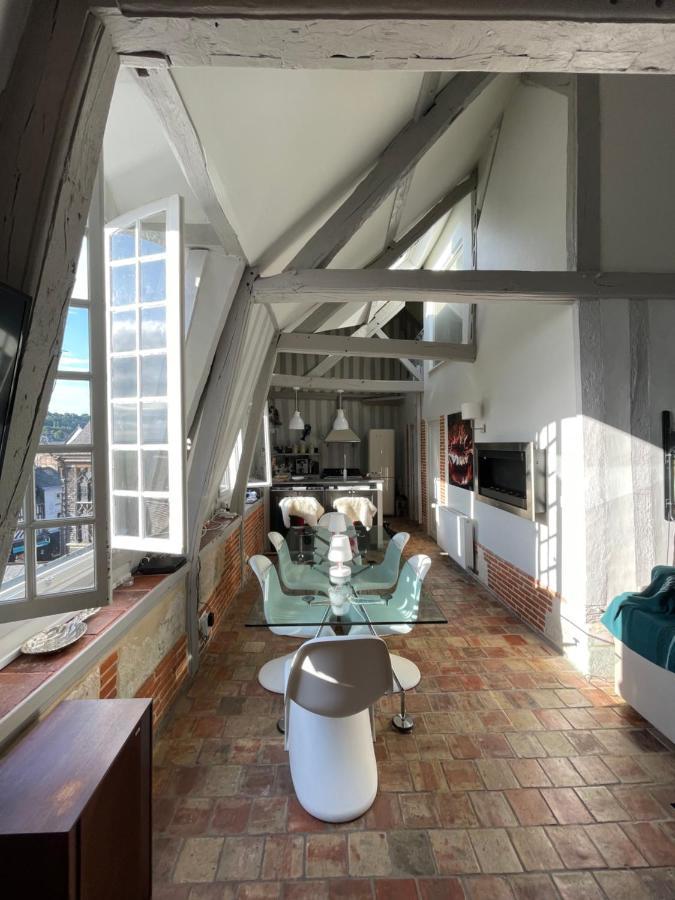 Le Loft Du Homard Bleu - Entre Ciel Et Mer - Free Parking 500M Honfleur Buitenkant foto