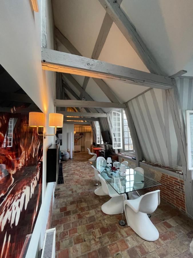 Le Loft Du Homard Bleu - Entre Ciel Et Mer - Free Parking 500M Honfleur Buitenkant foto